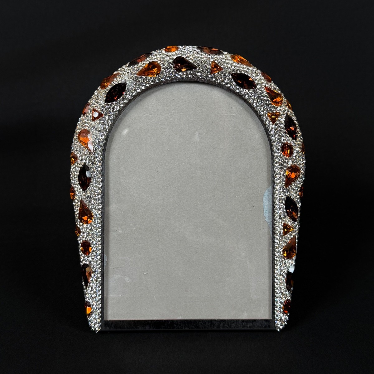 スワロフスキー　ambray フォトフレーム Swarovski Crystal Arcadia Amber Picture Frame 5.5