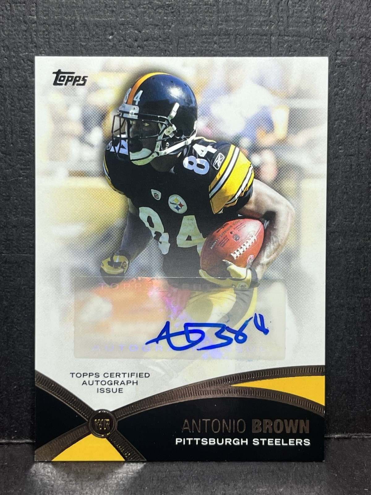 Antonio Brown Auto 2012 Topps Prolific Playmakers Pittsburgh Steelers