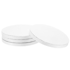 4 tablas para pasteles 6 pulgadas redondas tambor para pasteles círculo base para pasteles blancas