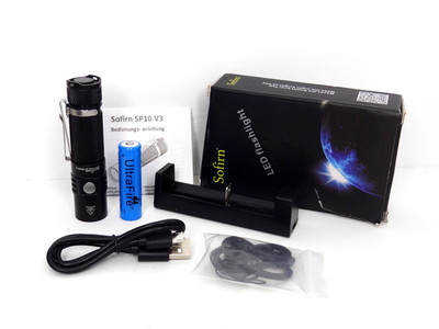 Sofirn SP10 V3.0 Mini LED Flashlight-LH351D, 90 High Cree, 1000 LM, 5000K