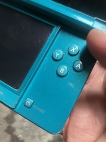 Nintendo 3DS Handheld System - Aqua Blue With Game, PLEASE READ DESCRIPTION