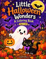 Malbuch Halloween FüR Kinder, Ausmalbuch, Kreativbuch, 32 Seiten