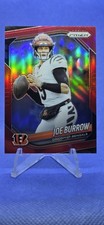 2025 Panini Prizm Joe Burrow Red Prizm Retail SSP #62 Bengals