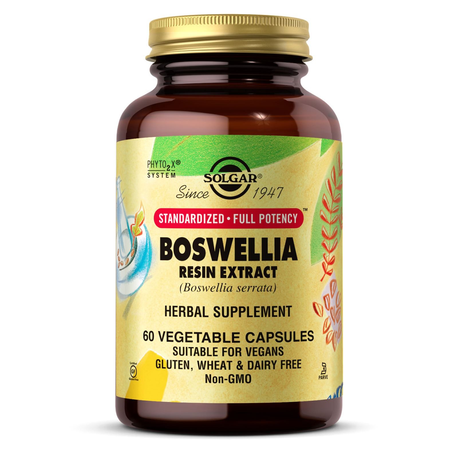 Solgar SFP Boswellia Resin Extract 60 Veg Cap Immune Support High Herb Quality 2990₽