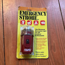 Personal Recovery Emergency Strobe Light Red Clear Outdoor Safety Signal Personal Recovery Emergency Strobe Light Red Clear Outdoor Safety Signal