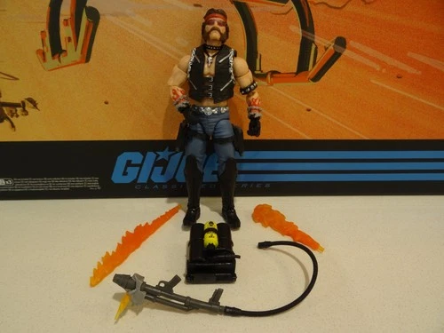 G.I. Joe Classified Dreadnok TORCH Action Figure #123 + MINT + 100% Complete