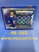 2025-26 UPPER DECK BLACK DIAMOND BAND OF COLOR ROOKIES 20/26 MATTHEW SCHAEFER