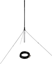 GP100 FM Transmitter Antenna Outdoor, 1/4 Wave Professional GP Antenna for 87-10