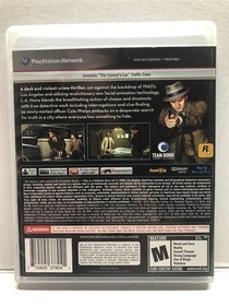 LA Noire (Sony PlayStation 3, 2011) Complete w/ Manual - Tested Working
