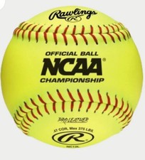 RAWLINGS NC12L 12-INCH OFFICIAL NCAA CHAMPIONSHIP SOFTBALL INDIVIDUAL
