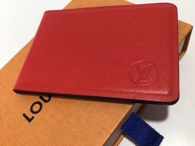 LOUIS VUITTON PARIS RED PURSE MIRROR  CASE / CODE GI0097 / LV Box / EXCELLENT