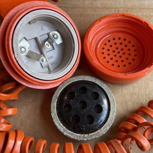 Vintage ITT Model Series Orange Wall Mount Push Button Telephone. Untested! - Picture 8 of 9