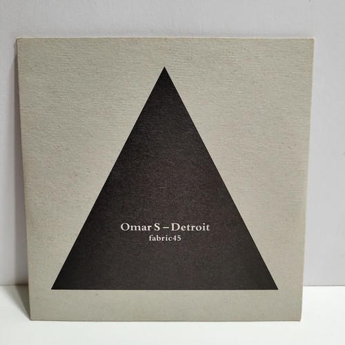 Omar S - Detroit – Fabric 45 - 2008 Promo Copy - Cardboard Sleeve RARE - Imagen 1 de 4