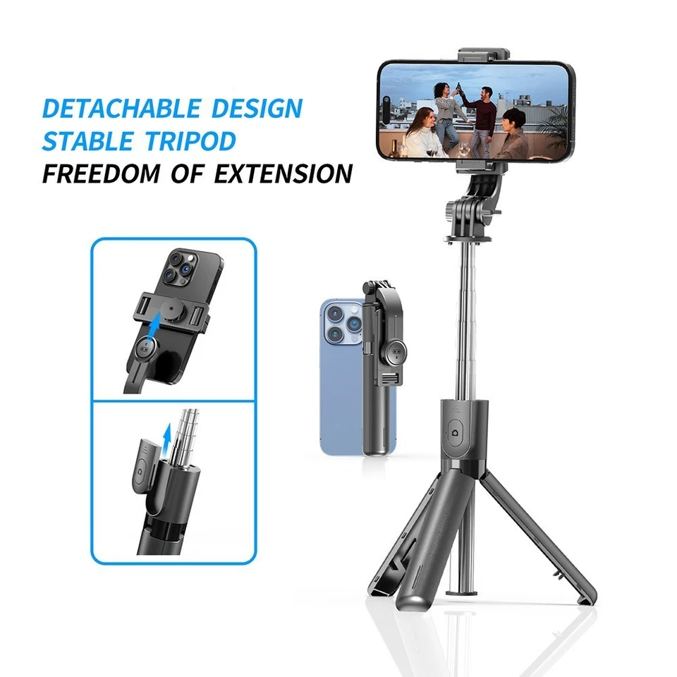 Remote Selfie Stick Tripod Phone Desktop Stand Desk Holder For iPhone/Samsung - Image 2 of 4