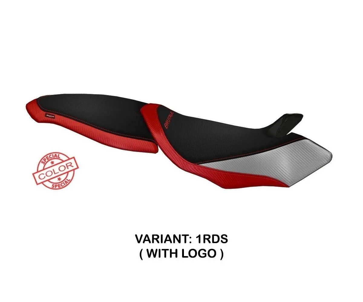 Seat cover Cesenatico SColor Red-Silver TPZ MV AGUSTA BRUTALE 750 2004 2011 op