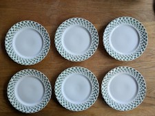 Haviland Limoges Torse Trefle Kleeblatt 6 Kuchenteller