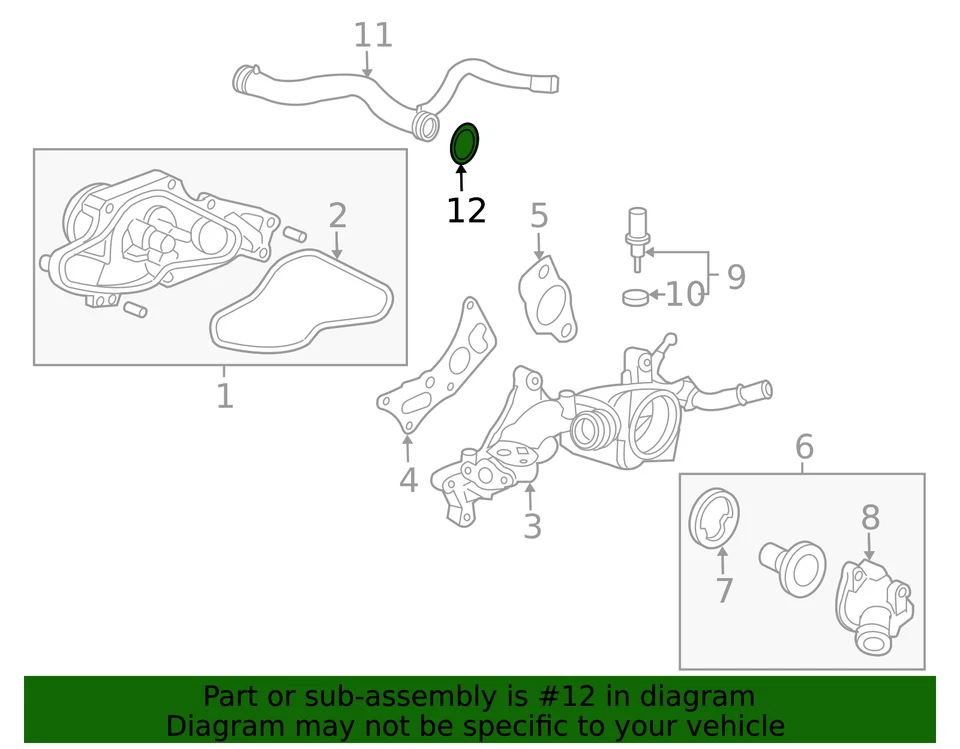 Genuine Honda 1988-2024 Honda - O-Ring (31.2X4.1) (Nok) 91314-PH7-003 - Image 2 of 2