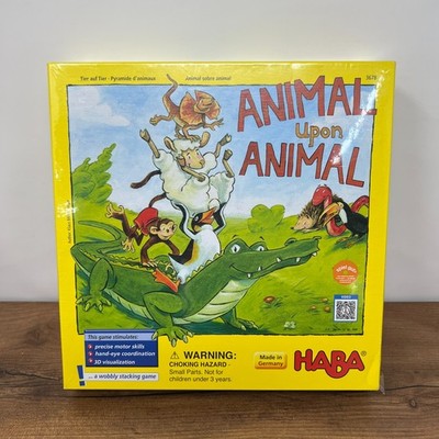 Haba Animal Upon Animal Brand New Sealed Game Germany A Wobbly Stacking Game