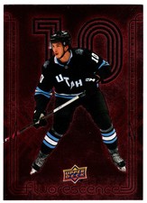 2024-25 Upper Deck Fluorescence Red MAVERIC LAMOUREUX F-4 Utah Hockey Club UD RC