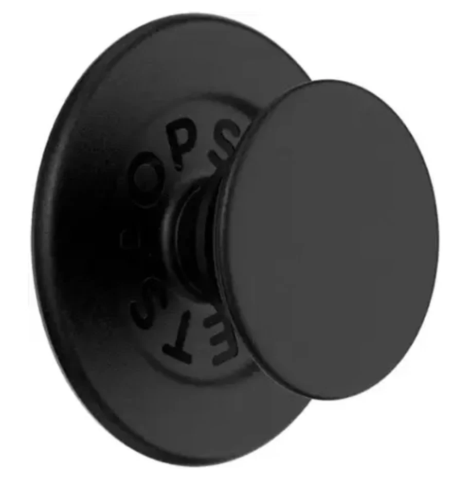 PopSockets alças pop para celulares Novo lacrado pacote com 2 soquetes pop pretos popgrip - Imagem 2 de 3