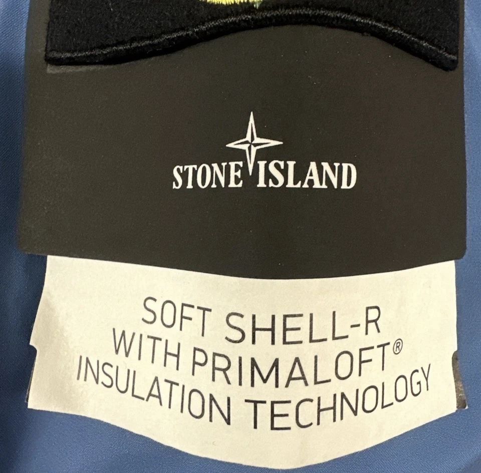 Stone Island Blue Soft Shell R Primaloft Jacket 731541527.V0043 Men Size Medium - Image 4 of 4