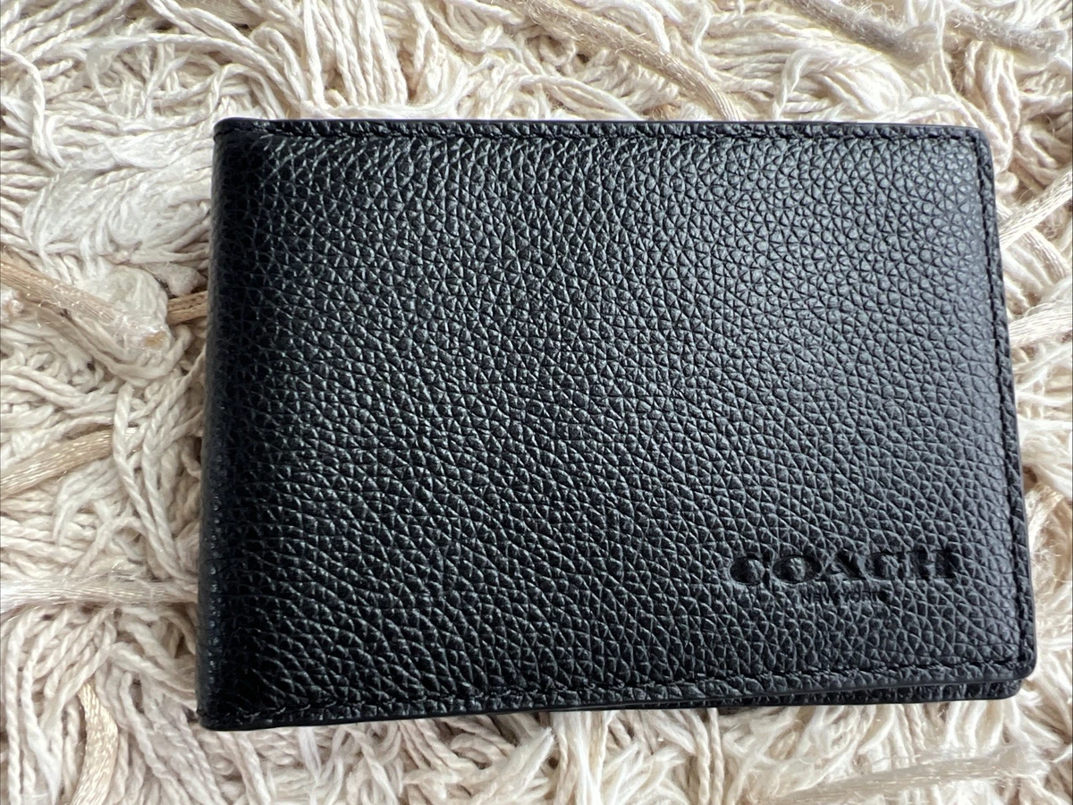Coach Black Wallets for Men for sale | eBay