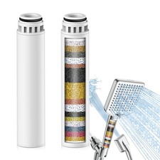 Shower Filter Replacement Cartridge for Handheld Shower Head - 2 Pack Multi S...