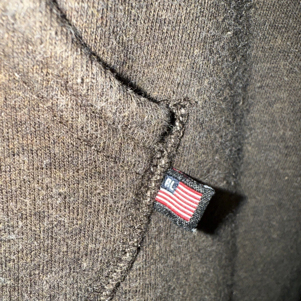 Ralph Lauren Polo толстовка пончо толстовка с капюшоном OS коричневый уютный мягкий передний карман - Изображение 3 из 4