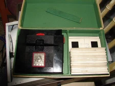 1950S stereo Viewer* & Slides 'case only', metal, ALSO 35MM BETTER than Realist