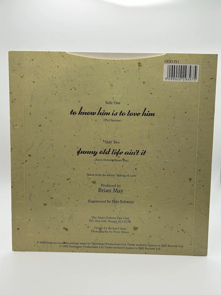 Anita Dobson To Know Him Is Love Love Him 7”ps 1989 Brian May Produced Queen - Image 2 of 4