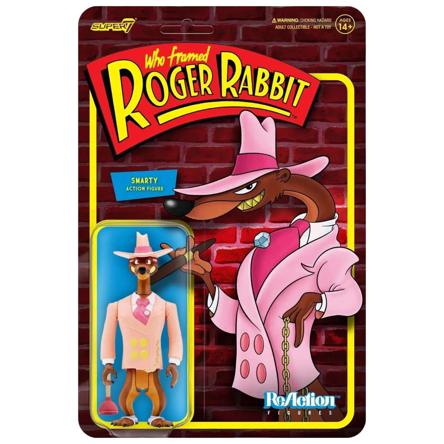 Who Framed Roger Rabbit Smarty Action Figure Super7 ReAction Series