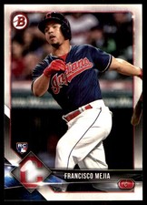 Francisco Mejia 2018 Bowman #2 Indians MLB READ FREE SHIPPING AutographDen
