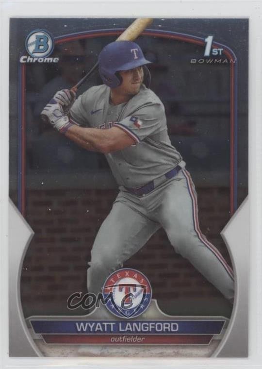 2023 Bowman Draft Chrome Wyatt Langford #BDC-106 0zu6