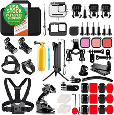 Action Camera Accessories Kit for Gopro Hero 13 12 11 10 9 Black 63 in 1