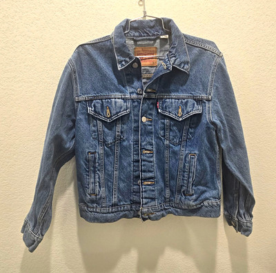 Levi Strauss & Co. Men's Blue Denim Jacket Button Front Pockets Size M 38''