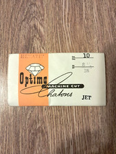 1440 PRECIOSA MACHINE-CUT RHINESTONES, 18 PP, JET HEMATITE/FOILED