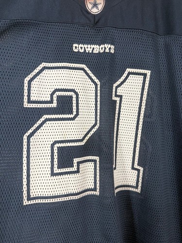 Dallas Cowboys Ezekiel Elliott #21 Jersey Navy Blue 5XL NFL Authentic Apparel - Picture 3 of 7