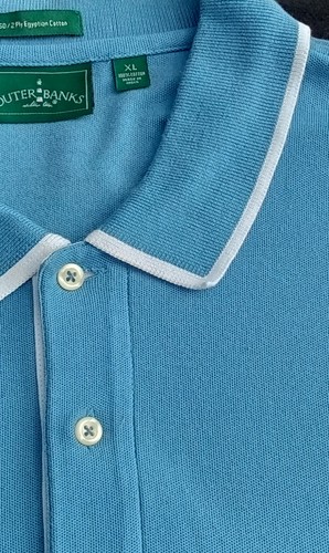Men's 3button Teal Collard Shift By Outer Banks Size Xl B12 - Picture 6 of 9