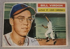 1956 Topps - Bill Virdon #170 White Back