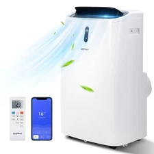 12000 BTU Portable Air Conditioner 4-in-1 Air Cooler w/ APP & WiFi Smart Control