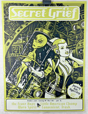 "Secret Grief" Journey Into Hypersleep Final Show 10/ 1/2016 Lansing MI Poster