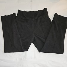 UNIQLO x LEMAIRE Women's Medium Black Pullon Pants Wool Blend Princess Seam