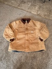 Carhartt C003-BRN Men Arctic Quilt Lined Duck Traditional Coat Brown 2XL