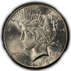 1926 $1 Silver Peace Dollar - CH/GEM/BU Semi Key Date - SKU-B5368