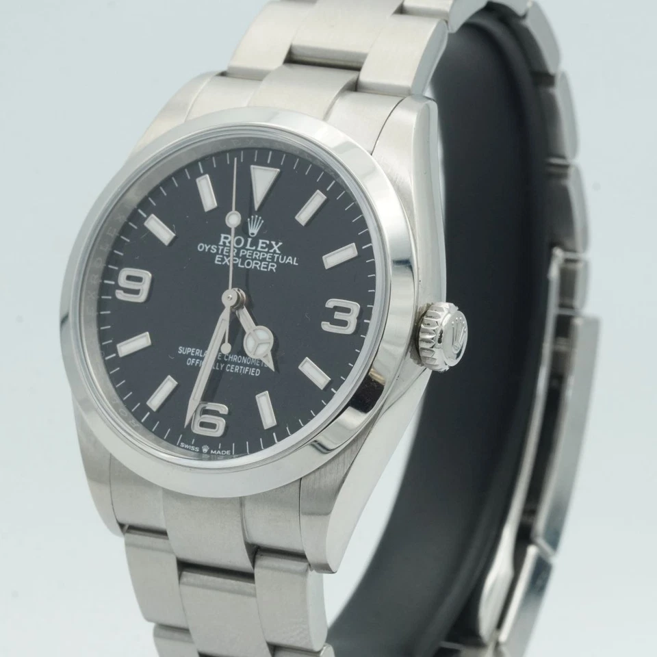 ROLEX EXPLORER 36 HERREN UHR 36MM 124270 STAHL SCHÖNER ZUSTAND VINTAGE RX126 - Bild 4 von 4