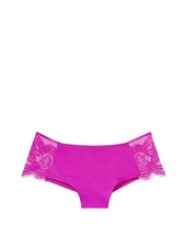Victoria's Secret PINK Eyelash Lace Cheekster Panty Electric Violet