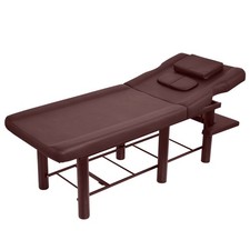 Professional Stationary Massage Table With Headrest Adjust Angle Esthetician Bed