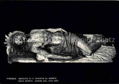 Firenze Florenz Basilica di San Miniato al Monte Gesu Morto 