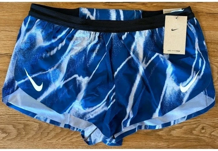 $90 Nike AeroSwift Dri-FIT ADV 2" Running Shorts Blue HV2645-492 Men’s Large NWT