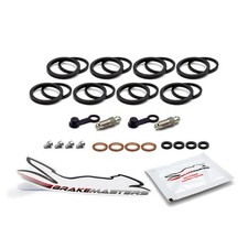 Kawasaki ZX400 L9 2003 front brake caliper service components seals